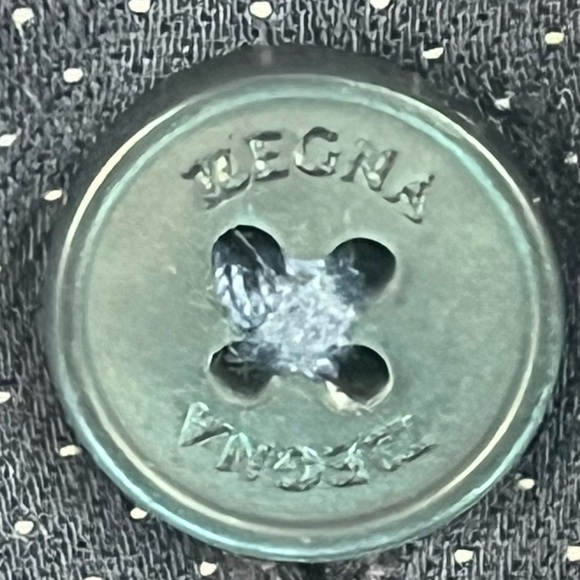 Zegna Z Zegna Men's Stretch Navy Blue Button Up Dress Shirt Sz XL - Picture 4 of 15